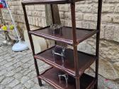 Vintažinė mid century ratango etažerė - nuotraukos Nr. 3