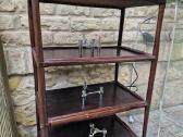 Vintažinė mid century ratango etažerė - nuotraukos Nr. 19