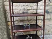 Vintažinė mid century ratango etažerė - nuotraukos Nr. 21