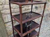 Vintažinė mid century ratango etažerė - nuotraukos Nr. 22