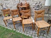 Vintažinės Mid Century ąžuolo/meldų kėdės - nuotraukos Nr. 2