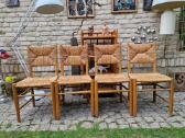 Vintažinės Mid Century ąžuolo/meldų kėdės - nuotraukos Nr. 7