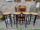 Vintažinė mid century Thonet st. baro kėdės