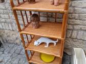 Vintažinė mid century ratango etažerė - nuotraukos Nr. 4