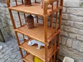 Vintažinė mid century ratango etažerė - nuotraukos Nr. 8