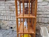 Vintažinė mid century ratango etažerė - nuotraukos Nr. 10