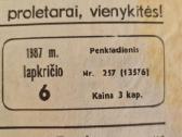 Tarybinis Ltsr laikraštis Tiesa 1987-11-06, nr 257 - nuotraukos Nr. 2