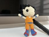 Rankų darbo pliušinis žaislas-dekoracija Son Goku - nuotraukos Nr. 2