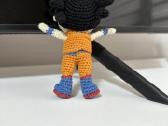 Rankų darbo pliušinis žaislas-dekoracija Son Goku - nuotraukos Nr. 3