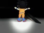 Rankų darbo pliušinis žaislas-dekoracija Son Goku - nuotraukos Nr. 4