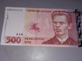 10,20,50,500 Lt autentiškumo bukletai