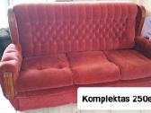 Sofa + papildomos sėdimosios