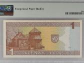 1994 1 litas pirma serija Aa, Unc, Pmg66 - nuotraukos Nr. 2