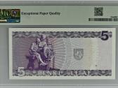 1993 5 litai serija Gac, Unc, Pmg66 - nuotraukos Nr. 2