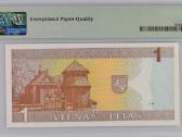 1994 1 litas serija Aab, Unc, Pmg66 - nuotraukos Nr. 2