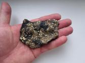 Piritas, mineralas, akmuo, 573g, 9.5x6.5x2cm - nuotraukos Nr. 3