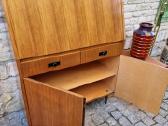 Vintažinė riešutmedžio spintelė -sekreteras - nuotraukos Nr. 16