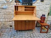 Vintažinė riešutmedžio spintelė -sekreteras - nuotraukos Nr. 27