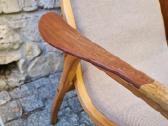 Vintažinis mid century tikmedžio fotelis - nuotraukos Nr. 4