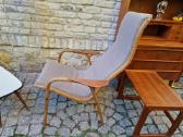Vintažinis mid century tikmedžio fotelis - nuotraukos Nr. 7