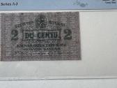Lietuvos banko 2 cnt. banknotas
