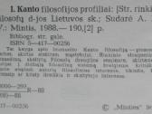 1922. I. Kanto Filosofijos Profiliai - nuotraukos Nr. 2