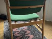 Mid century, vintažinis ąžuolinis krėslas - nuotraukos Nr. 3