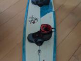 Parduodu naudota wakeboard 138cm + salmas