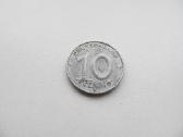 10 pfennig , Demokratinė Vokietija , 1952 E