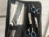 Plaukų kirpimo žirklės firminės, šukos scissors - nuotraukos Nr. 3