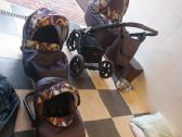 Parduodamas vezimelis 3 viename Mocca Verdi Babies