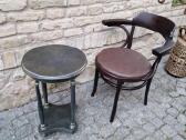 Vintažinis mid century medžio masyvo staliukas - nuotraukos Nr. 12