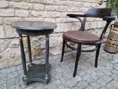 Vintažinis mid century medžio masyvo staliukas - nuotraukos Nr. 14