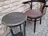 Vintažinis mid century medžio masyvo staliukas - nuotraukos Nr. 28