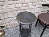 Vintažinis mid century medžio masyvo staliukas - nuotraukos Nr. 34
