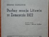 1950. Darbay Senuju Lituwiu Yr Žemaycziu 1822