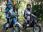 Naujas vaikiškas elektrinis krosinis motociklas