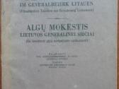1957. Algų Mokestis Lietuvos Generalinei Sričiai