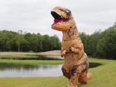 Pripučiami dinozauro, besmegenio Olafo kostiumai