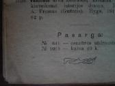 1966. Juozapo Zavadskio Knygyno Katalogas 1912 m. - nuotraukos Nr. 6