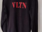 Valentino vyriškas slim fit juodas megztinis - nuotraukos Nr. 8