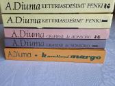 A. Diuma "Karalių trilogijos" romanai