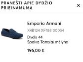 Vyriski mokasinai Emporio Armani. - nuotraukos Nr. 7