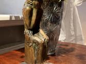 Keramikinė (molinė) skulptūrėlė Rūpintojėlis - nuotraukos Nr. 5
