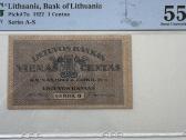 Lietuvos banko 1922 m. 1 cnt.