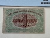 Lietuvos banko 1922 m. 1 cnt. - nuotraukos Nr. 2