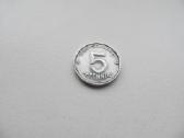 5 pfennig , Demokratinė Vokietija , 1950 A