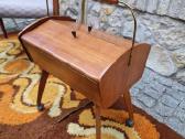 Vintažinė mid century rankdarbių dėžutė-siūlinė - nuotraukos Nr. 21