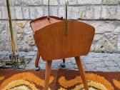 Vintažinė mid century rankdarbių dėžutė-siūlinė - nuotraukos Nr. 23