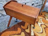 Vintažinė mid century rankdarbių dėžutė-siūlinė - nuotraukos Nr. 32